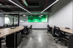 办公室竹木地板设计装修效果图片大全