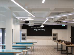 办公室竹木地板装修效果图