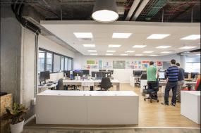 办公室竹木地板设计与装修效果图大全