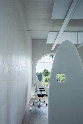 办公室生态木地板装修图片大全