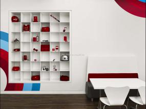 办公室木地板材质装饰效果图大全