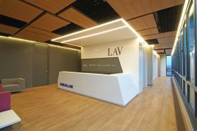 办公室桦木地板图片装修效果图