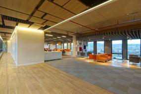 办公室桦木地板装饰装修效果图大全