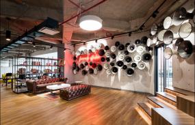 办公室木地板材质设计效果图片