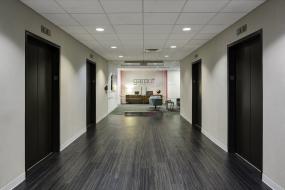 办公室生态木地板装饰效果图大全