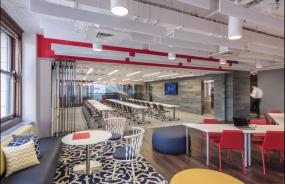 办公室桦木地板装修效果图片