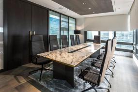 办公室木地板材质装修设计效果图大全