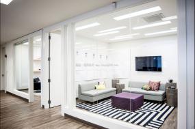 办公室生态木地板装饰设计效果图大全