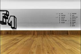 办公室木地板材质装饰图片