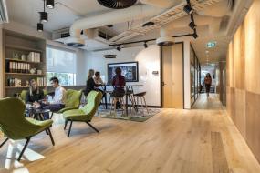 最新办公室木地板材质装饰效果图