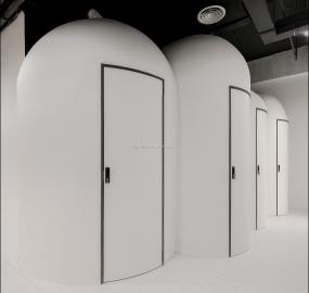 办公室环保木地板设计装饰图片