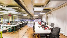 办公室环保木地板设计装饰效果图片