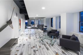 办公室仿实木地板设计装饰图