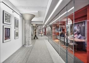 办公室仿实木地板装饰设计图片大全