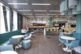 最新办公室环保木地板装饰效果图