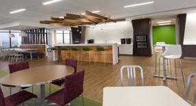 办公室环保木地板装潢设计图片