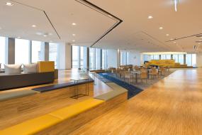 办公室仿实木地板图片装修效果图