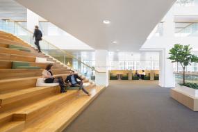 办公室进口木地板设计装修图片