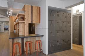 办公室环保木地板精装修设计图片