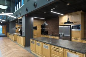 高档办公室环保木地板装修图片大全