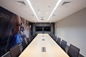 办公室仿实木地板装修高清图片大全