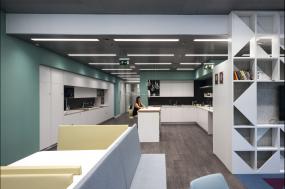 办公室环保木地板装饰装修图片