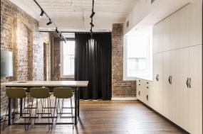 办公室进口木地板装饰效果图片