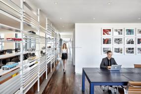 办公室进口木地板装修实景图图片大全