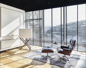 办公室环保木地板装饰效果图