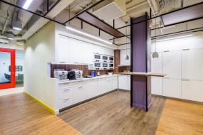 2018办公室实木地板材质装修效果图