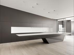 最新办公室环保强化木地板设计图片