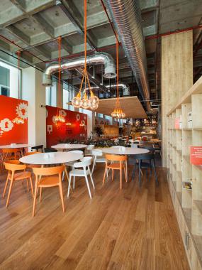 办公室环保强化木地板装饰设计效果图大全