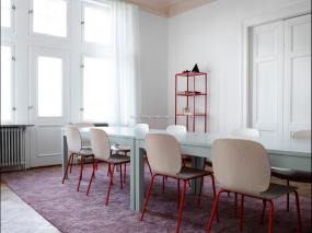 办公室实木地板材质装修装潢效果图