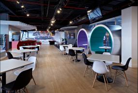 办公室环保强化木地板设计与装修效果图大全