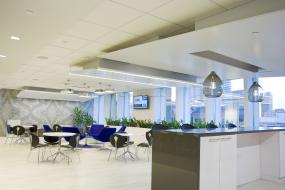 办公室实木地板材质设计装潢图片