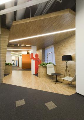 最新办公室实木地板材质设计装饰效果图