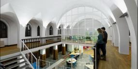 办公室环保强化木地板装饰效果图大全