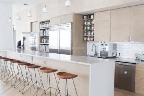 办公室实木地板材质装饰设计效果图片