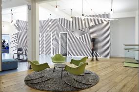 办公室负离子木地板装饰图片