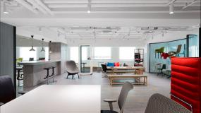 办公室负离子木地板装修设计图片大全