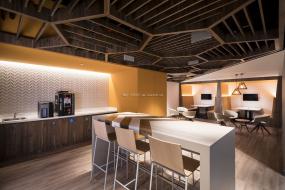 办公室负离子木地板设计效果图