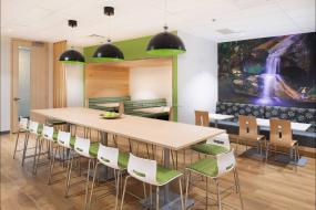 最新办公室木地板地垫装饰设计图