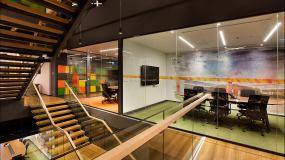 办公室负离子木地板图片装修