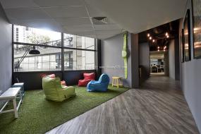 办公室榆木地板设计效果图