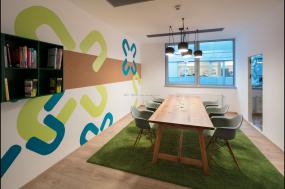 办公室上海木地板装饰装修效果图大全