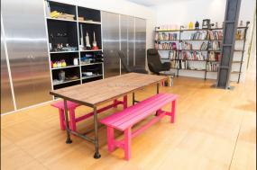 办公室杉木地板设计与装修效果图