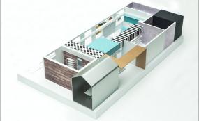 高端办公室设计平面图图片