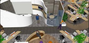 最新办公室平面图