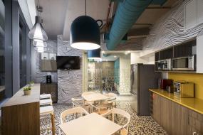 办公室玻璃门设计装修效果图片