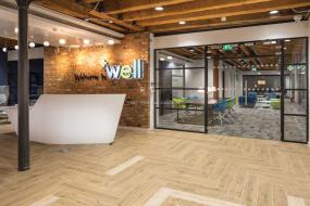 企业文化背景墙装修装潢效果图